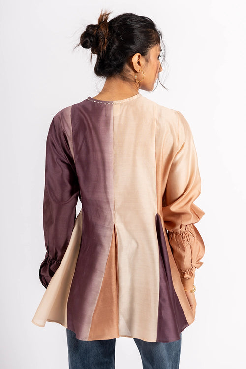 Multi Taupe Torun Shirt