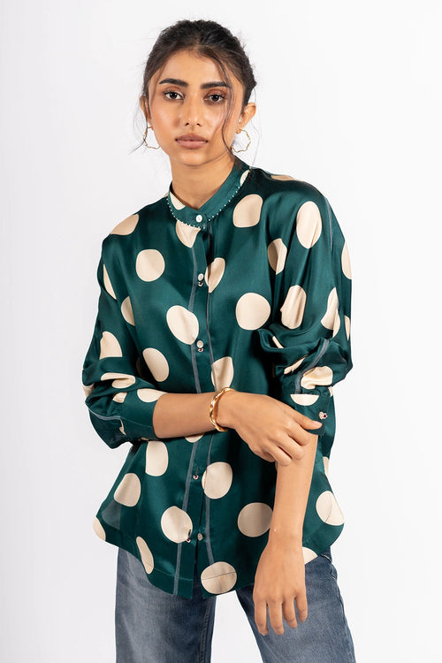 Green Vision Polka Shirt