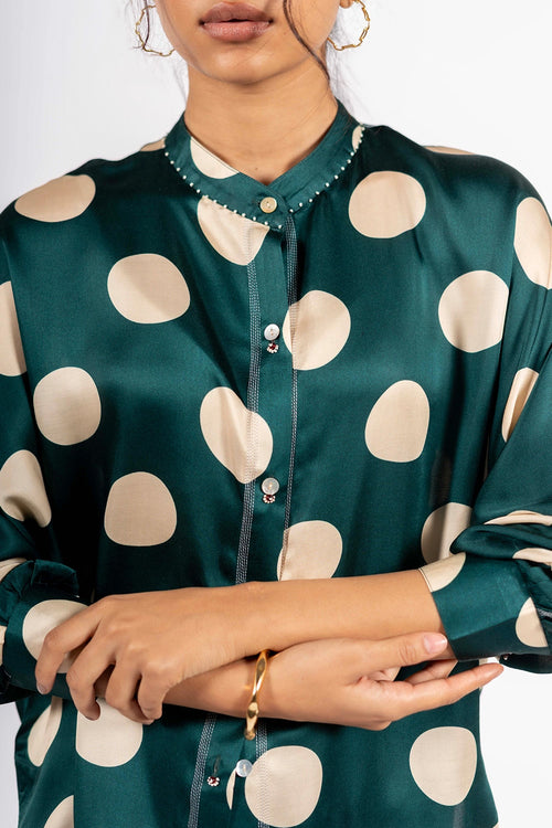 Green Vision Polka Shirt