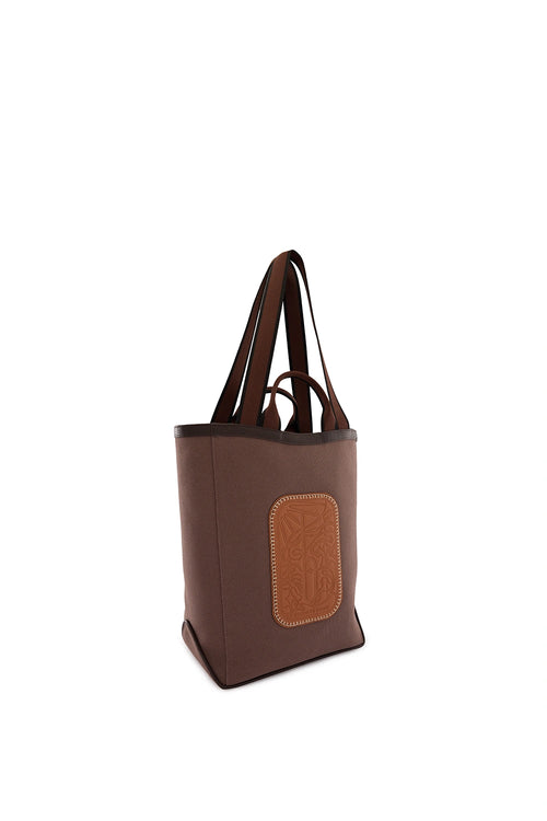 Maison Canvas Cacao Clay Tote Bag