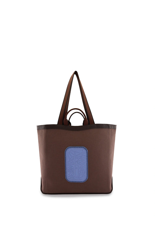 Maison Canvas Sand Bisque Large Tote Bag