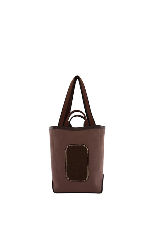 Maison Canvas Sand Indigo Tote Bag