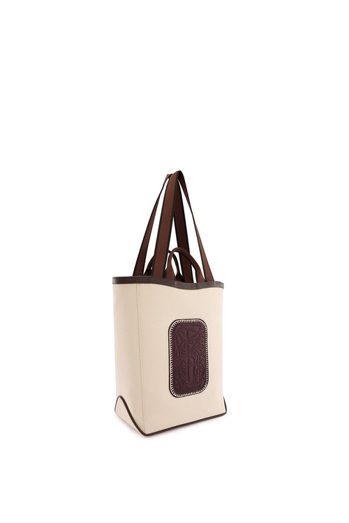 Maison Canvas Sand Cacao Tote Bag