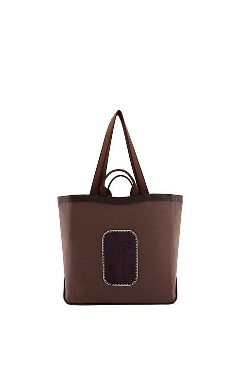 Maison Canvas Sand Bisque Large Tote Bag