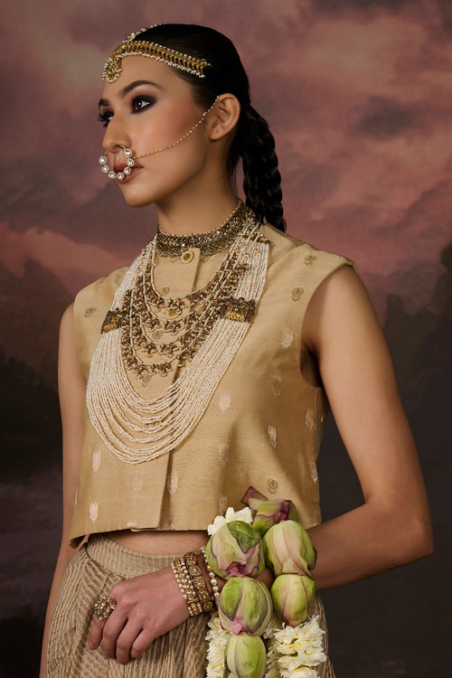 Malik Gold Vest