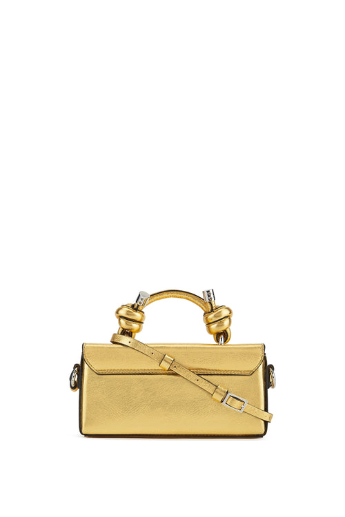 Mary Crinkle Gold Soft Micro Bag