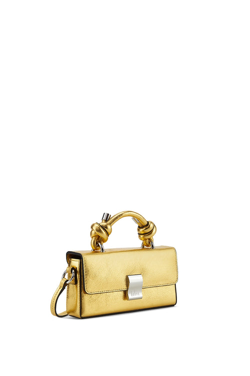 Mary Crinkle Gold Soft Micro Bag