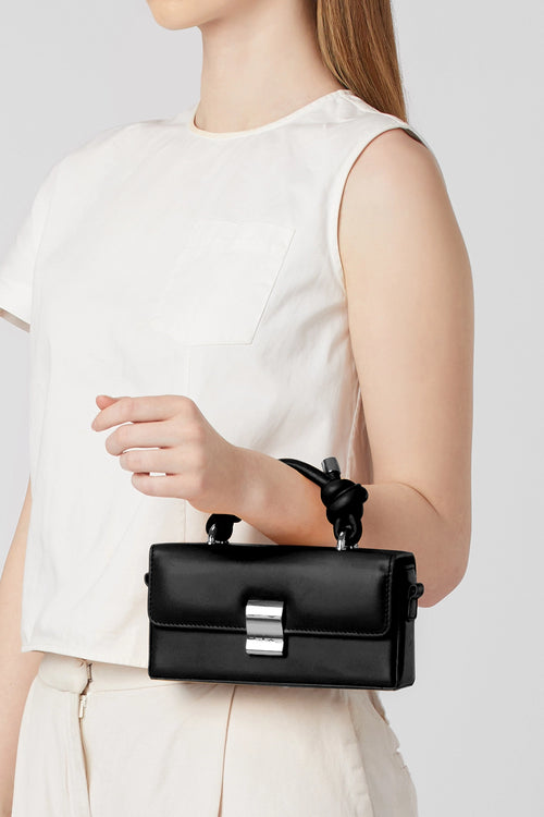 Mary Nappa Black Soft Micro Bag