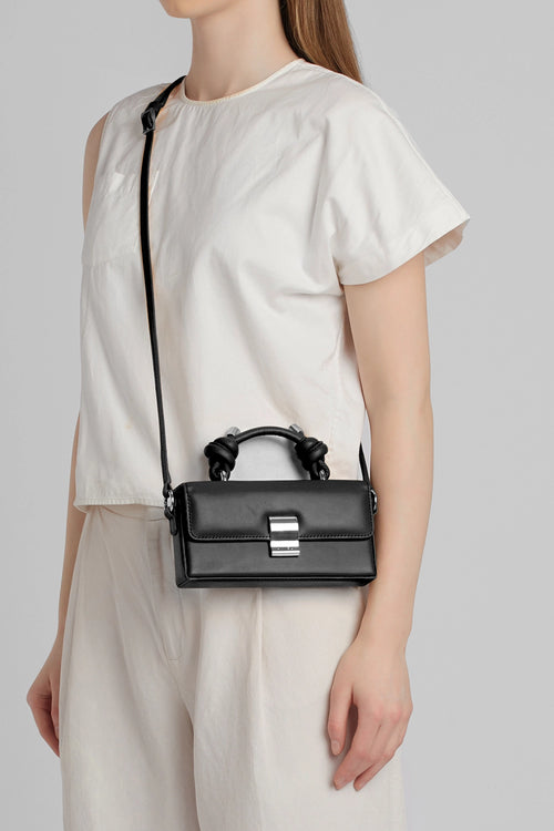 Mary Nappa Black Soft Micro Bag