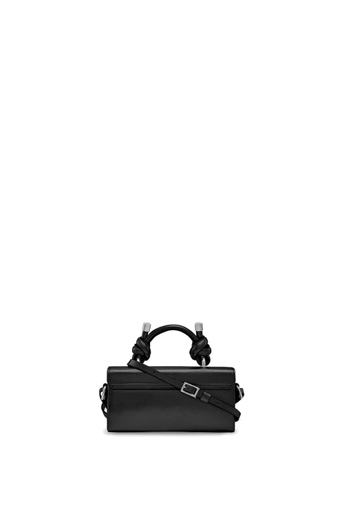 Mary Soft Saffiano Black Micro Bag