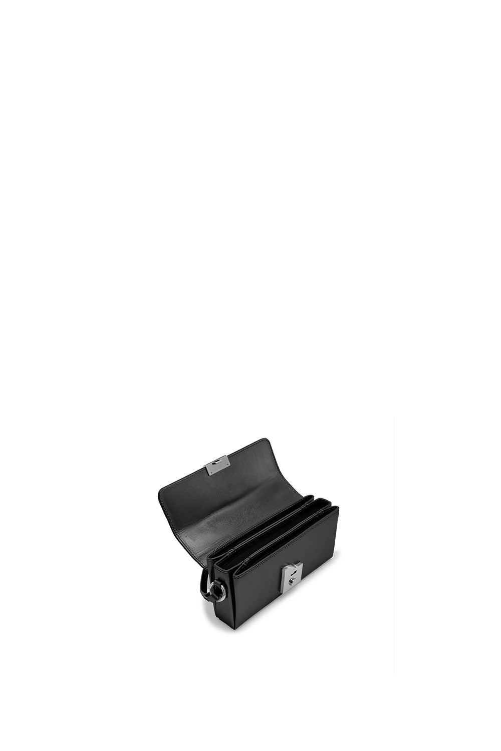 Mary Soft Saffiano Black Micro Bag