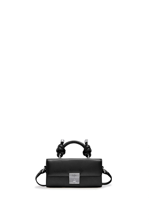 Mary Soft Saffiano Black Micro Bag