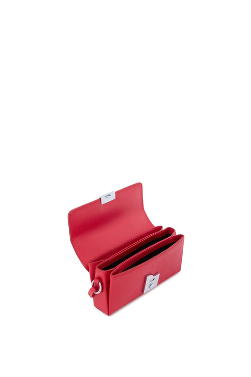 Mary Soft Saffiano Red Micro Bag