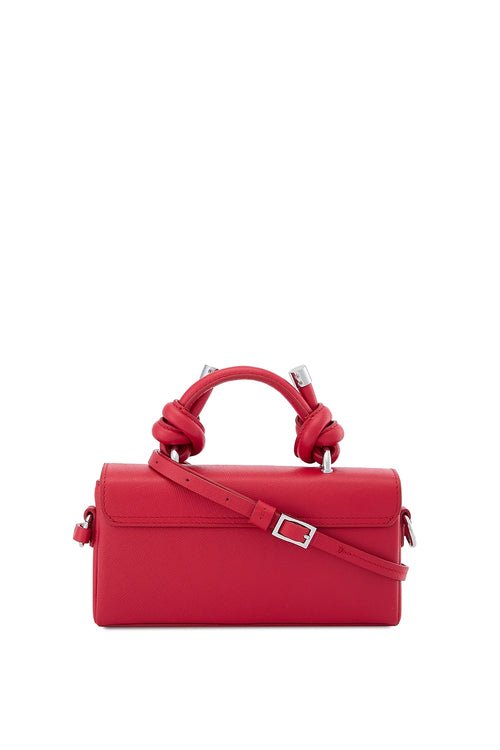 Mary Soft Saffiano Red Micro Bag