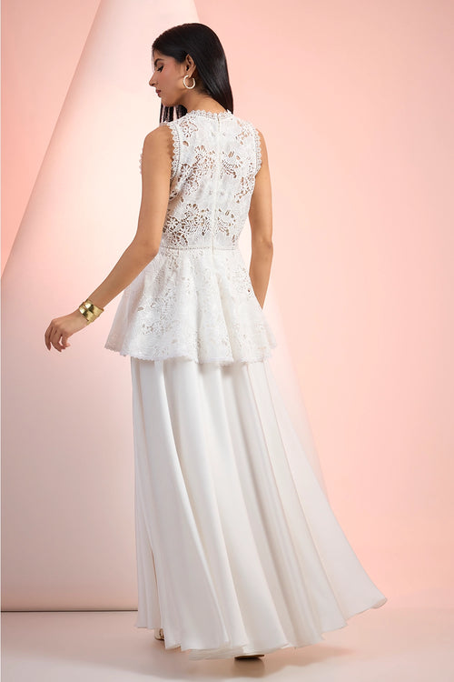 Off White Love Chantlley Dress