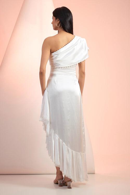 Off White Love Dress