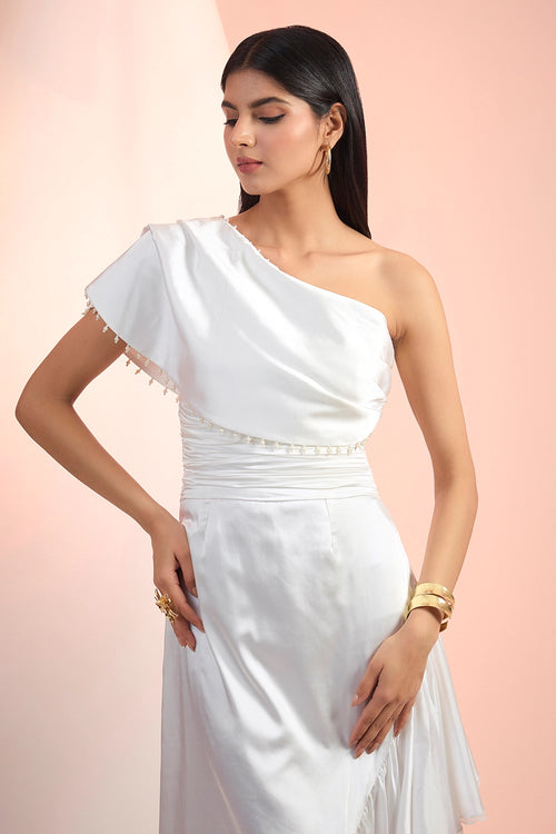 Off White Love Dress