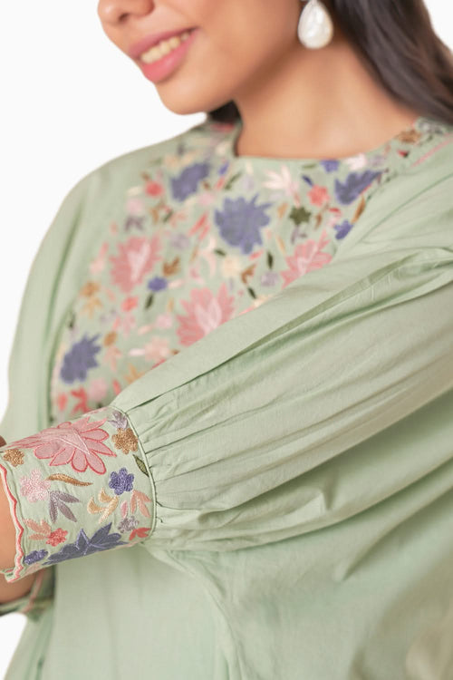 Maya Sea Green Kurta Set