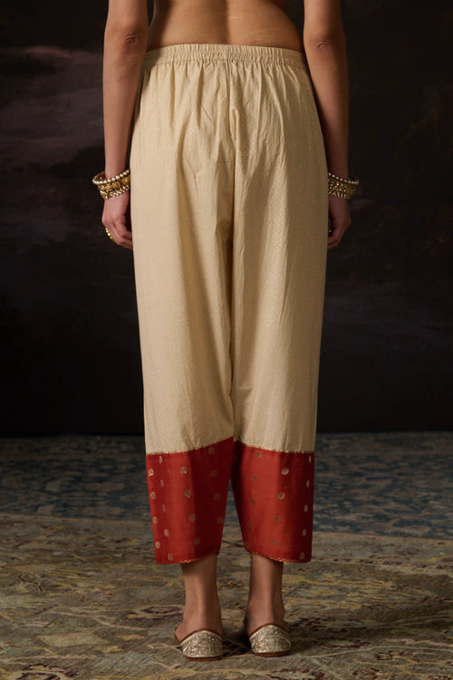 May Gold And Rust Salwar