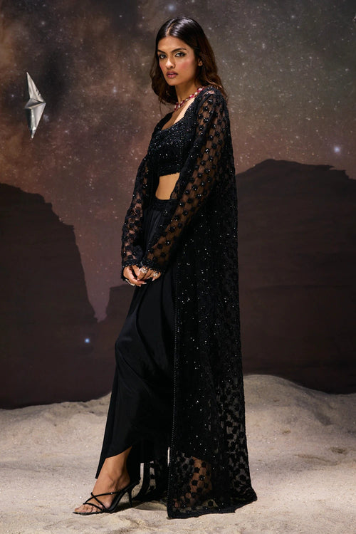 Nocturnal Elegance Jacket Set