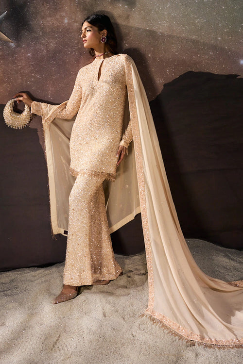 Cosmic Elegance Embellished Kurta Set