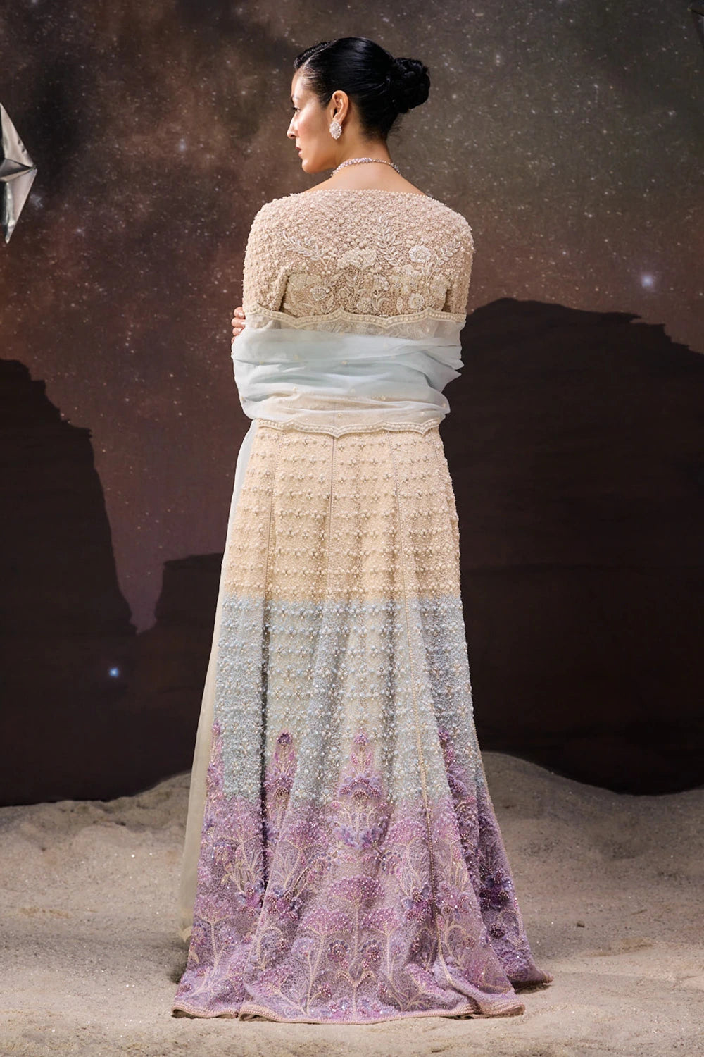Aurora Bloom Embellished Lehenga Set