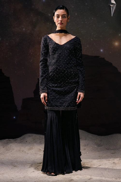 Obsidian Night Kurta Set