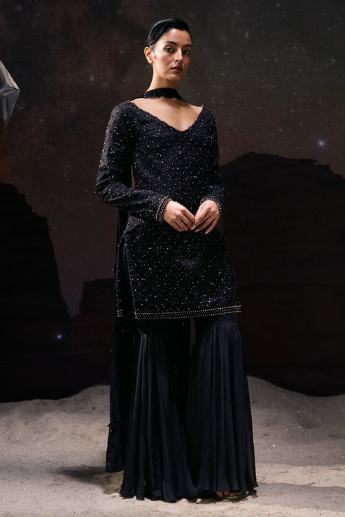 Obsidian Night Kurta Set