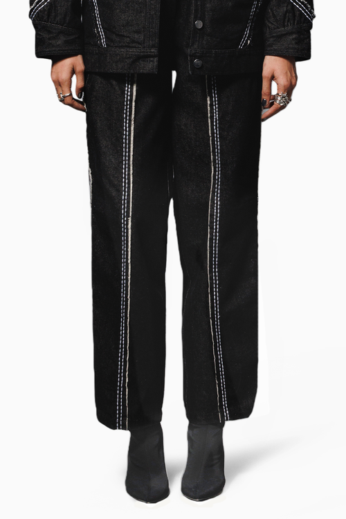 Black Denim Pants
