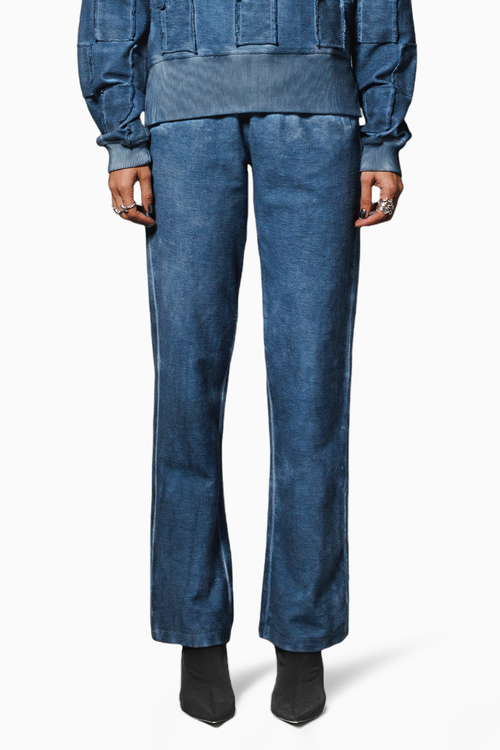 Blue Overdyed Blue Trackpants