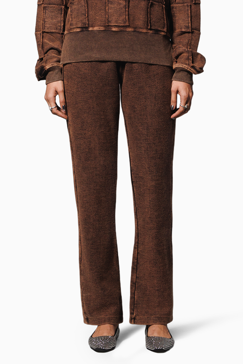 Rust Washed Terry Trackpants