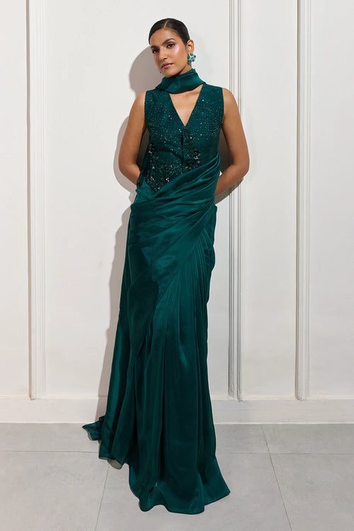 The Origami Crossover Saree