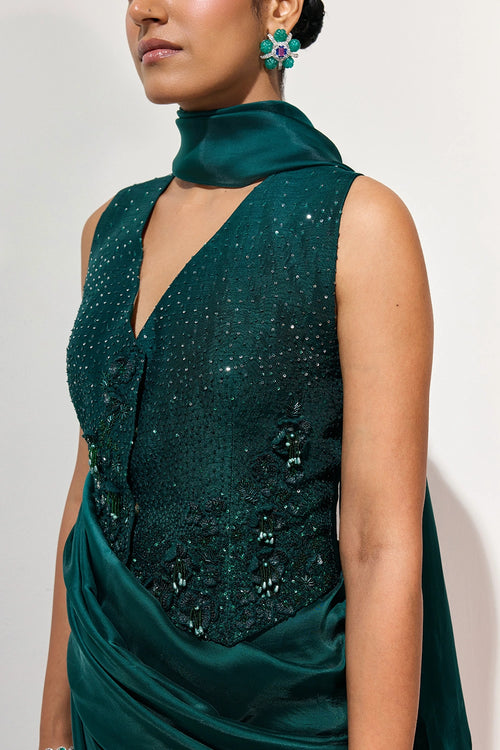 The Origami Crossover Saree