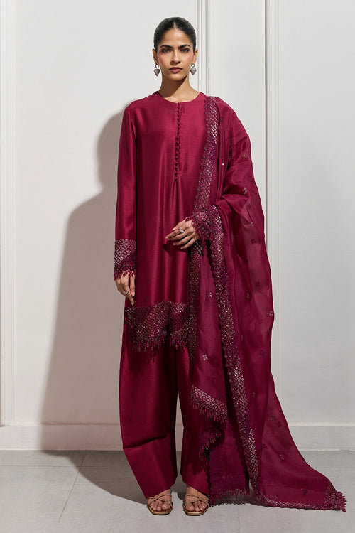 The Kurenai Kurta Set
