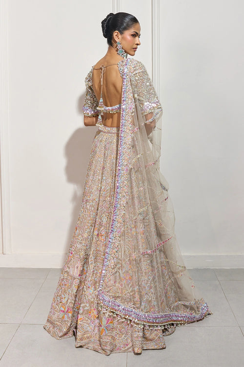 The Kimono Garden Lehenga