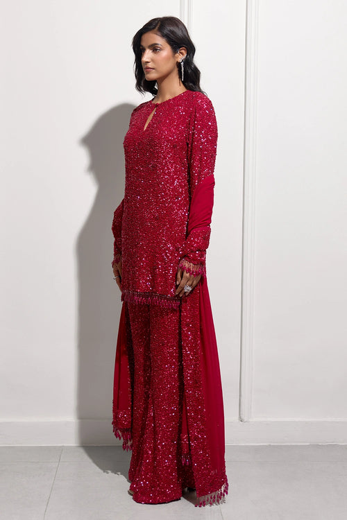 The Fuchsia Sakura Kurta Set