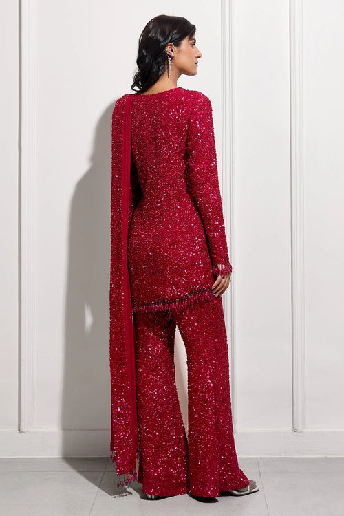The Fuchsia Sakura Kurta Set