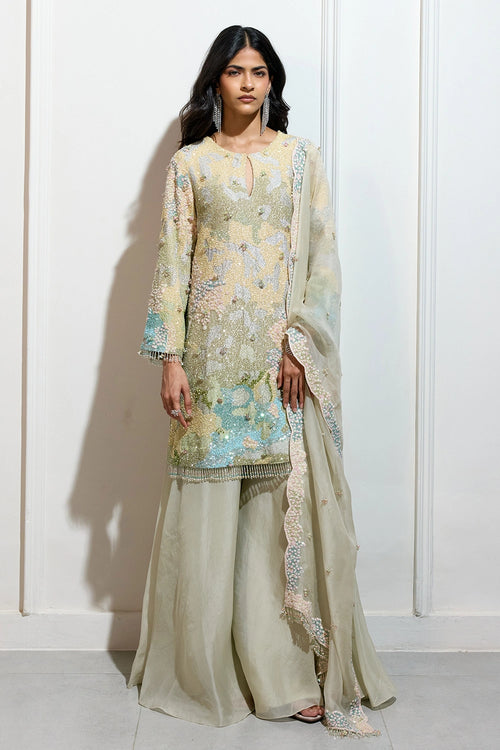 The Pastel Garden Sharara Set