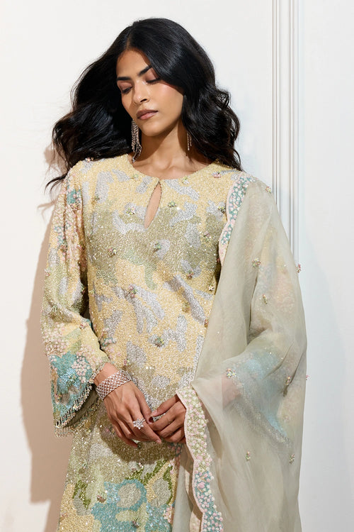 The Pastel Garden Sharara Set