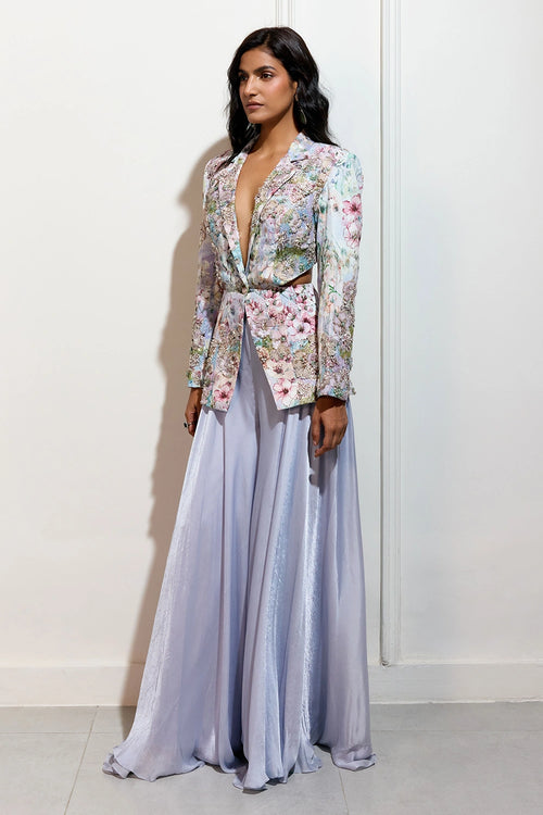The Bloom-Mist Blazer Set