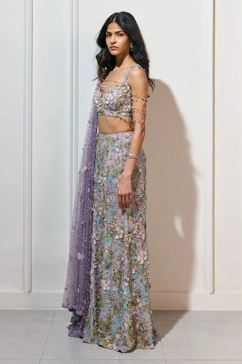 The Bloom Mist Skirt Set