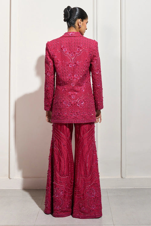 The Imperial Fuchsia Blazer Set