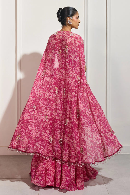 The Petal Storm Cape Set