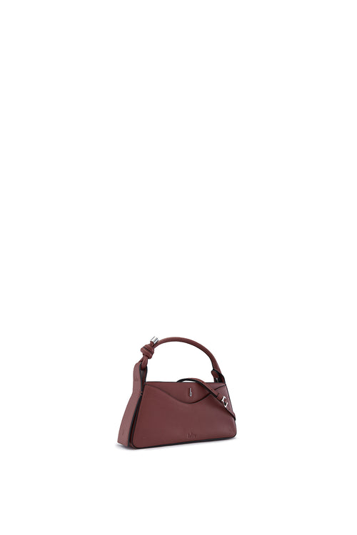 Melina Nappa Brick Crossbody Bag