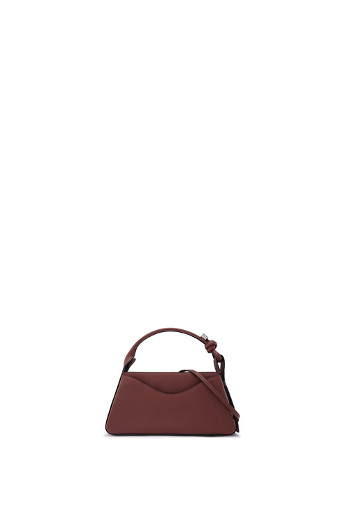 Melina Nappa Brick Crossbody Bag