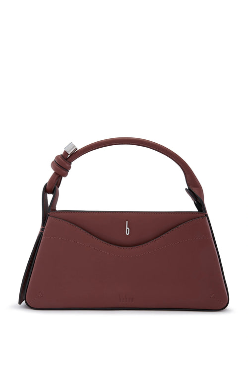 Melina Black Nappa Crossbody Bag