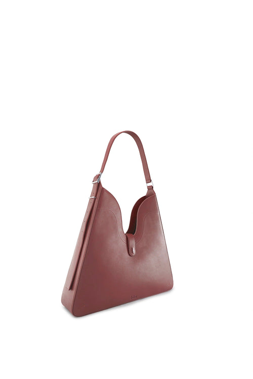 Melina Brick Nappa Shoulder Bag