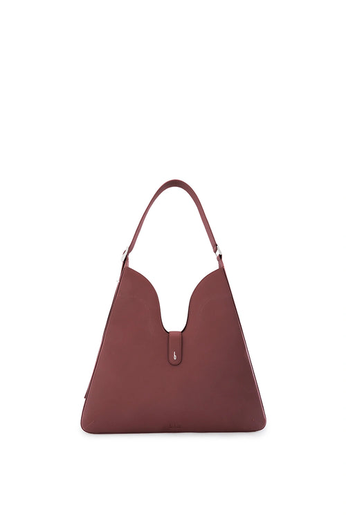 Melina Brick Nappa Shoulder Bag