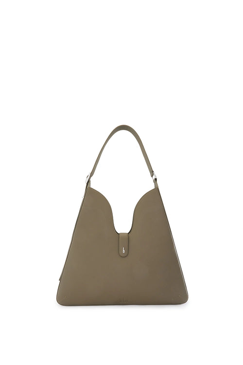 Melina Brick Nappa Shoulder Bag