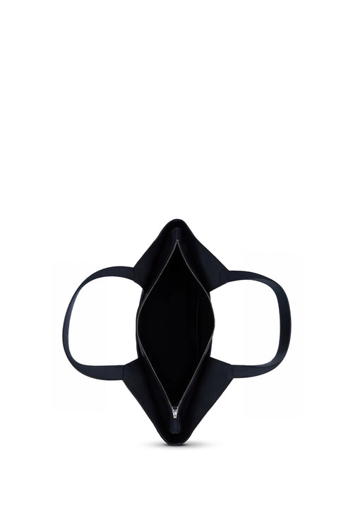 Melina Pebble Black Tote Bag